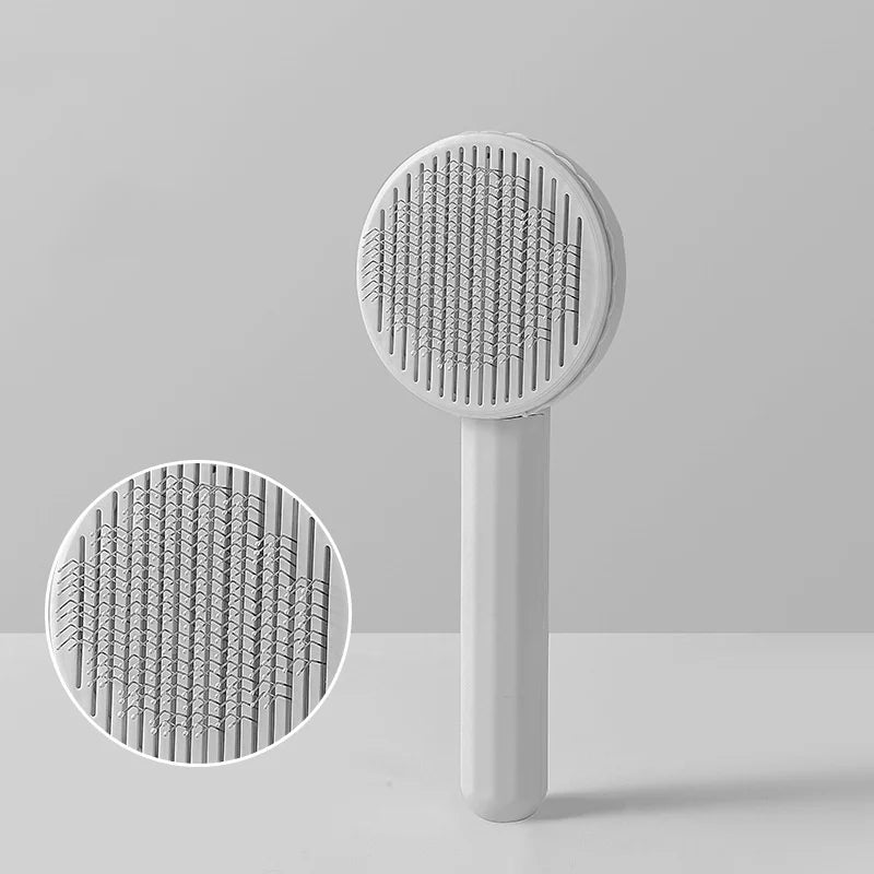 Brosse Démêlante pour Chien – Peigne Auto-Nettoyant pour Chats et Chiens, Massage et Élimination des Poils
