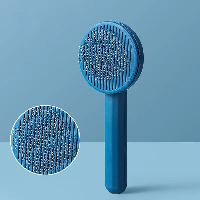 Brosse Démêlante pour Chien – Peigne Auto-Nettoyant pour Chats et Chiens, Massage et Élimination des Poils