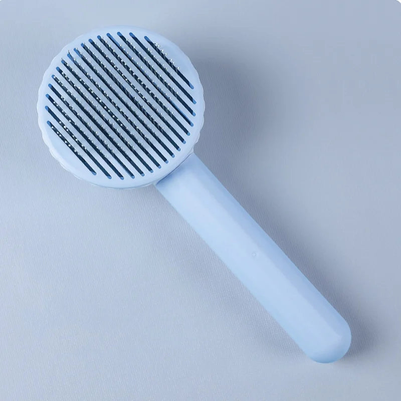 Brosse Démêlante pour Chien – Peigne Auto-Nettoyant pour Chats et Chiens, Massage et Élimination des Poils